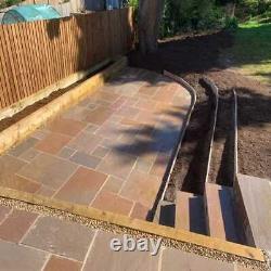 Transform Your Outdoor Space with Autumn Brown Indian Sandstone Paving