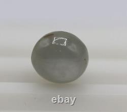 UNTREATED RARE Grey Color Natural Star Sapphire Round Shape 9mm Loose Gem 7.32Ct