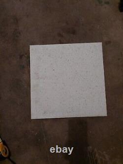 WHITE Matt Grey Granite Floor Tiles 400x400mm £10 Per m2. Total 22m2, 130+ tiles