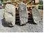 Welsh Natural Monolith/standing Stones- Landscaping, Water Feature Set 3 Stones