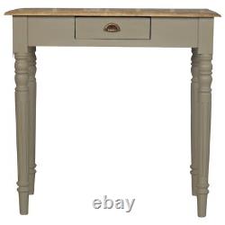 Wooden Writing Desk Vintage Computer Table Wood French Grey Workstation Louis