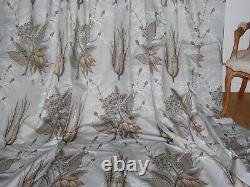 ZOFFANY CURTAINS Interlined Desert Flower Floral Ea 76W 112D 1OF2 New