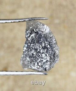 1.05 CT Diamant Brut Naturel Gris en Forme Irrégulière pour Utilisation en Bijouterie