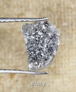 1.05 CT Diamant Brut Naturel Gris en Forme Irrégulière pour Utilisation en Bijouterie