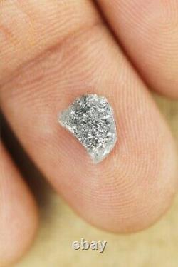 1.05 CT Diamant Brut Naturel Gris en Forme Irrégulière pour Utilisation en Bijouterie