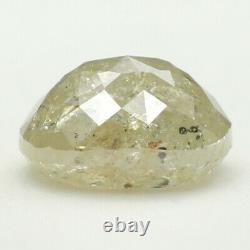 1.18 Ct Diamant Naturel, Diamant Ovale, Diamant Gris, Kdl7406