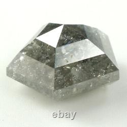 1,31 Ct Diamant Loose Naturel, Diamant Du Pentagone, Sel Et Poivre N521