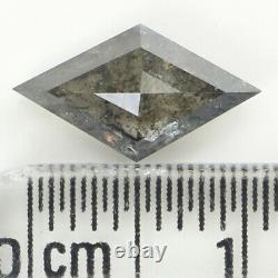 1,50 Ct Diamant, Sel Et Poivre Naturel, Kite Cut Diamond, Kdl164
