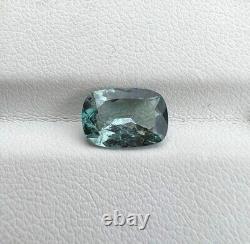 1,72 Carats de Tourmaline Grise Naturelle Taille Coussin 10x8 mm Pierre Précieuse Non Sertie