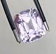 11.50 Ct Pierre Précieuse Naturelle De Kunzite Grise Lavande Légèrement Exquise