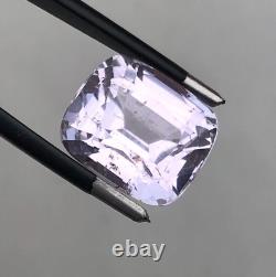 11.50 Ct Pierre précieuse naturelle de kunzite grise lavande légèrement exquise