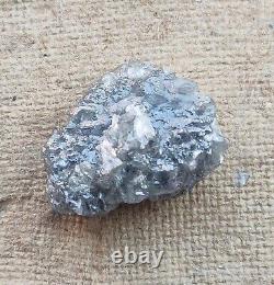 11,63 Ct Diamant Brut Non Taillé Couleur Gris Clair Argenté Diamant Brut Naturel Non Serti