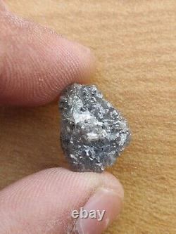 11,63 Ct Diamant Brut Non Taillé Couleur Gris Clair Argenté Diamant Brut Naturel Non Serti