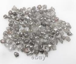 12,62 CT Diamant Brut Naturel de Couleur Grise Diamant Brut Détaché Mined Terre