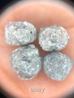 14,4 Ct Diamant Brut Naturel Non Taillé Gris Étincelant Pour Bijoux