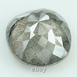 15.49 Ct Natural Loose Diamond Ovale Noir Gris Couleur I3 Clarity 16.20mm Kdl8312