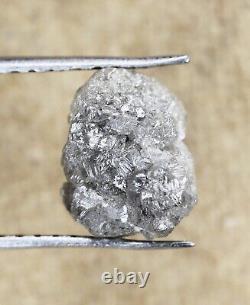 2.03 CT Diamant Brut Naturel Gris en Vrac Forme Irrégulière pour Utilisation en Bijouterie