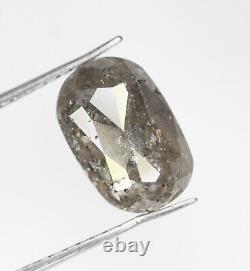 2.37 Ct Diamant Naturel Taillé en Ovale Couleur Gris pour Bague