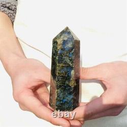 200g-1000g Baguette de cristal de quartz d'obsidienne labradorite naturelle pour la guérison des pierres