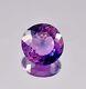 29,85 Ct Musgravite Ceylan Naturel Violet Gris Ronde Gemme Lâche Certifiée 19x19mm