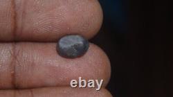 3.22cts Saphir étoilé gris 100% naturel ovale du Sri Lanka, pierre précieuse