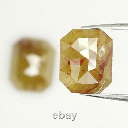 3.31 Ct Diamant Loose Naturel, Diamant Paire Radiante, Diamant Gris Jaune, L6452