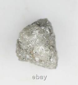 3.93 Ct Diamant brut non taillé de couleur gris naturel en vrac, pierre brute VG79
