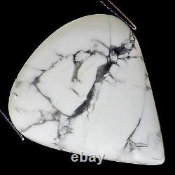 30.48 Ct Pierre précieuse de Howlite naturelle de couleur gris blanc en forme de poire