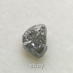 4,36 Ct Diamants Bruts Gris Naturels Non Taillés en Vrac de Clarté Opaque