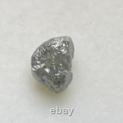 4,36 Ct Diamants Bruts Gris Naturels Non Taillés en Vrac de Clarté Opaque