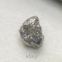 4,36 Ct Diamants Bruts Gris Naturels Non Taillés en Vrac de Clarté Opaque