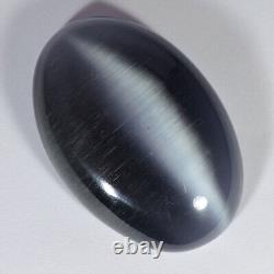 482.20 Ct Pierre précieuse ovale cabochon lâche d'œil de chat gris naturel brillant Moonstone