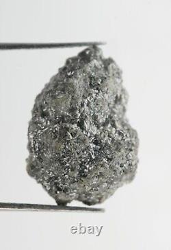 5.71 Ct Diamant brut non taillé de couleur grise, diamant brut naturel, pierre brute non montée