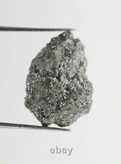 5.71 Ct Diamant brut non taillé de couleur grise, diamant brut naturel, pierre brute non montée