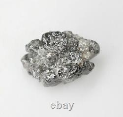 5,99 Ct Diamant brut non coupé de couleur grise, pierre brute naturelle VG248