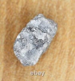 7,48 Ct Diamant Brut Naturel Gris Non Taillé Naturel