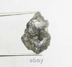 7.82 CT Diamant Brut Naturel Vert-Gris Non Taillé Diamant Brut