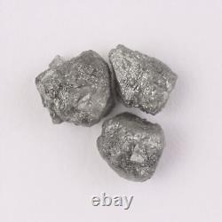 8.23 Diamant brut gris naturel non taillé pour bijoux fabriqué à partir de diamants extraits de la terre