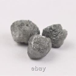 8.23 Diamant brut gris naturel non taillé pour bijoux fabriqué à partir de diamants extraits de la terre