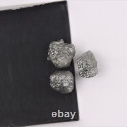 8.23 Diamant brut gris naturel non taillé pour bijoux fabriqué à partir de diamants extraits de la terre