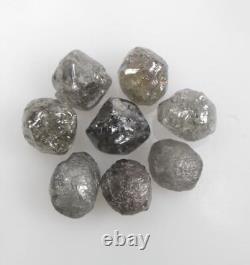 8,76 CT Diamant brut naturel non taillé Diamant gris pour bijoux