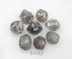 8,76 CT Diamant brut naturel non taillé Diamant gris pour bijoux