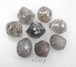 8,76 CT Diamant brut naturel non taillé Diamant gris pour bijoux