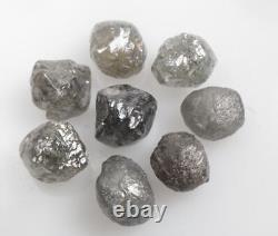 8,76 CT Diamant brut naturel non taillé Diamant gris pour bijoux