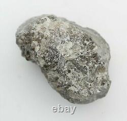 9,93 Ct Diamant Brut Non Taillé Couleur Grise Pierre Naturelle Sèche VG49