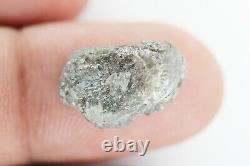 9,93 Ct Diamant Brut Non Taillé Couleur Grise Pierre Naturelle Sèche VG49