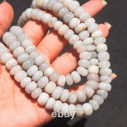 985 Cts Collier de perles de lune grise naturelle à trois brins en forme ronde SK 17 E512