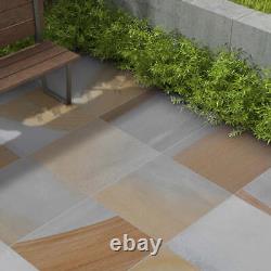 Carreaux de pavage extérieur en grès naturel à surface adoucie pour dalles de jardin de 600x900mm