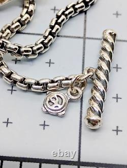 Collier Quatrefoil David Yurman en argent sterling 36 pouces d'occasion