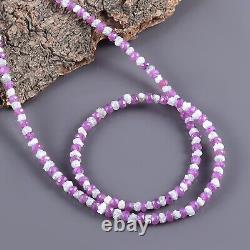 Collier de 18 pouces en chaîne d'argent avec perles de diamant brut gris et rubis rose naturel